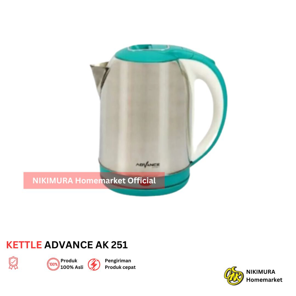 TEKO LISTRIK / KETTLE ADVANCE AK-151
