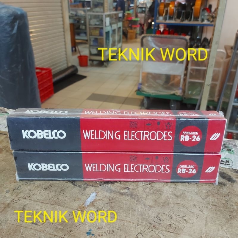KAWAT LAS KOBE RB26 2MM / KAWAT LAS BESI KOBE RB26 2MM AWS 6013 2MM