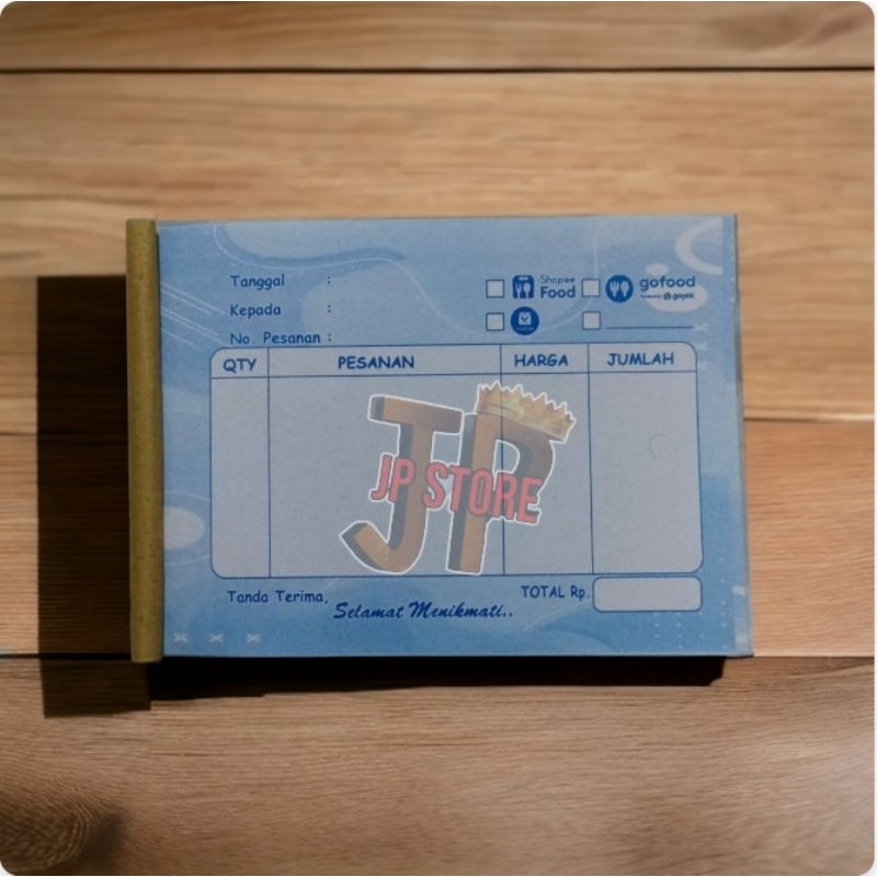 

NOTA MAKANAN 1 PLY 1/8 FOLIO - SIAP KIRIM