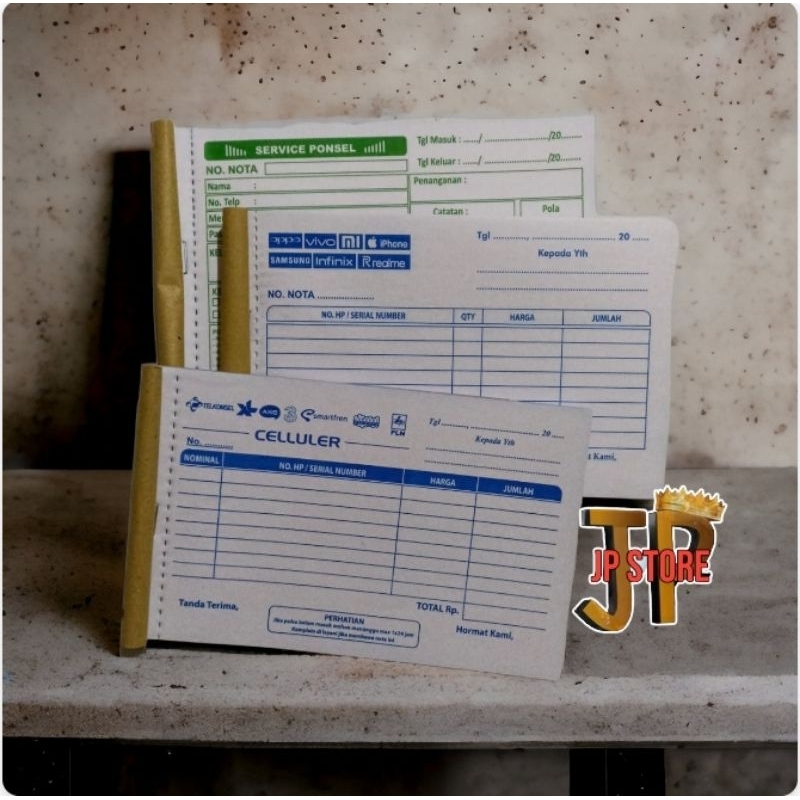 

NOTA KONTER HP 2 PLY 1/4 FOLIO - PULSA - SIAP KIRIM