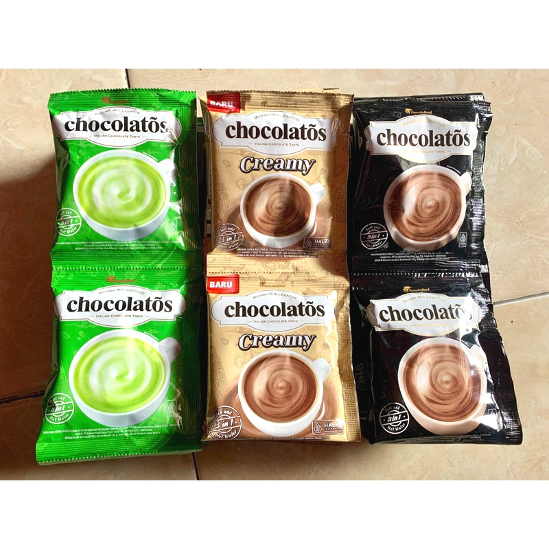 

{ 1 Renceng isi 10 } Chocolatos Drink Minuman Serbuk Kemasan Sachet