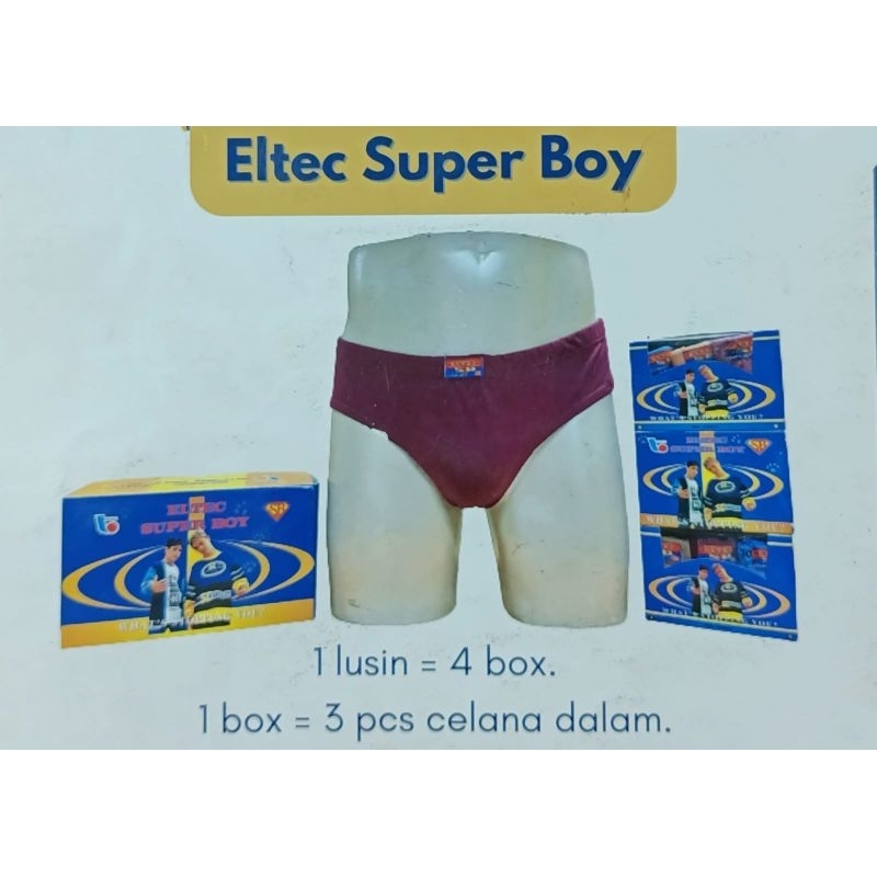 LR || Celana Dalam Anak Pria Segitiga Eltec Super Boy