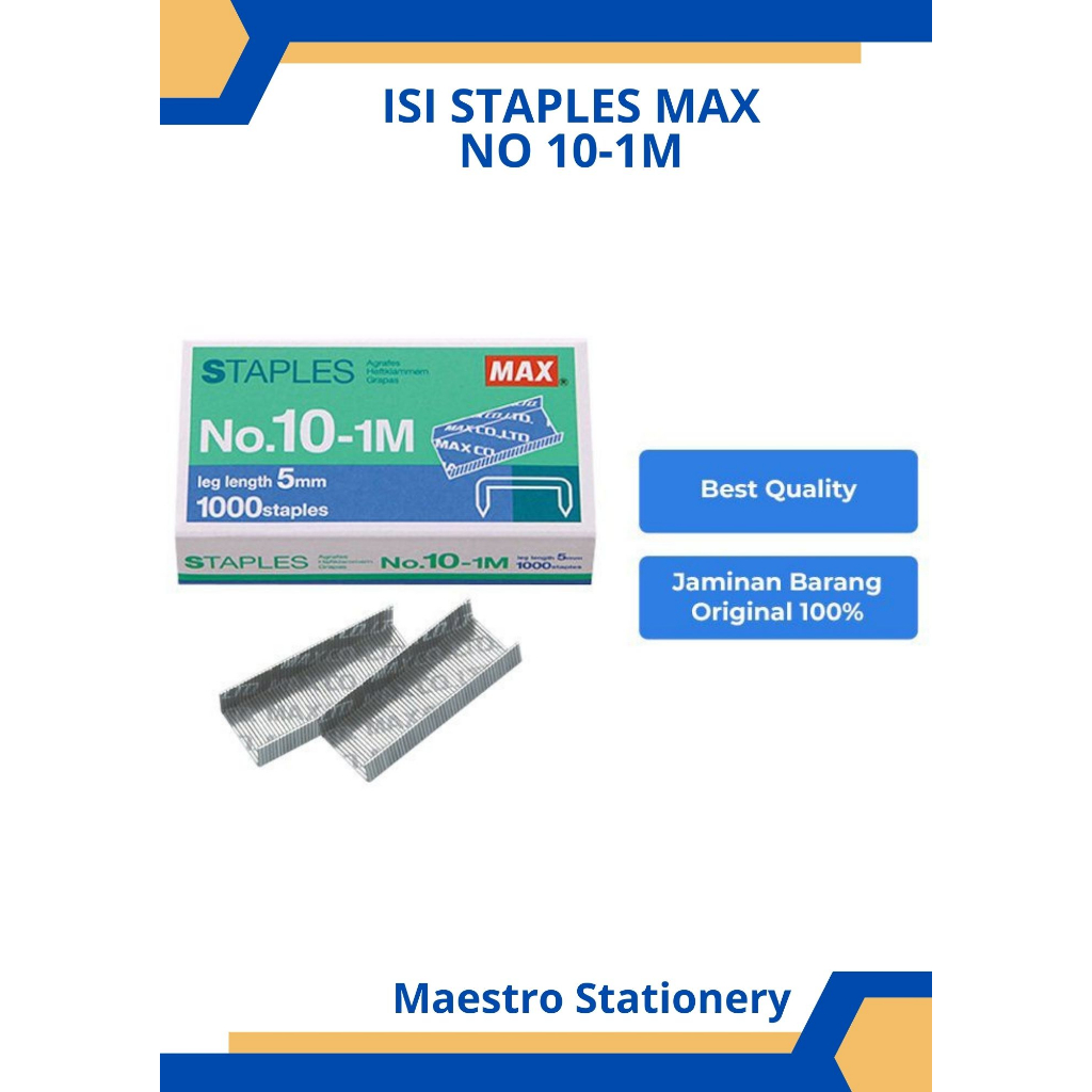 

Refill Staples / isi stapler MAX NO.10 / MAX NO 3 / MAX NO 10 / refil