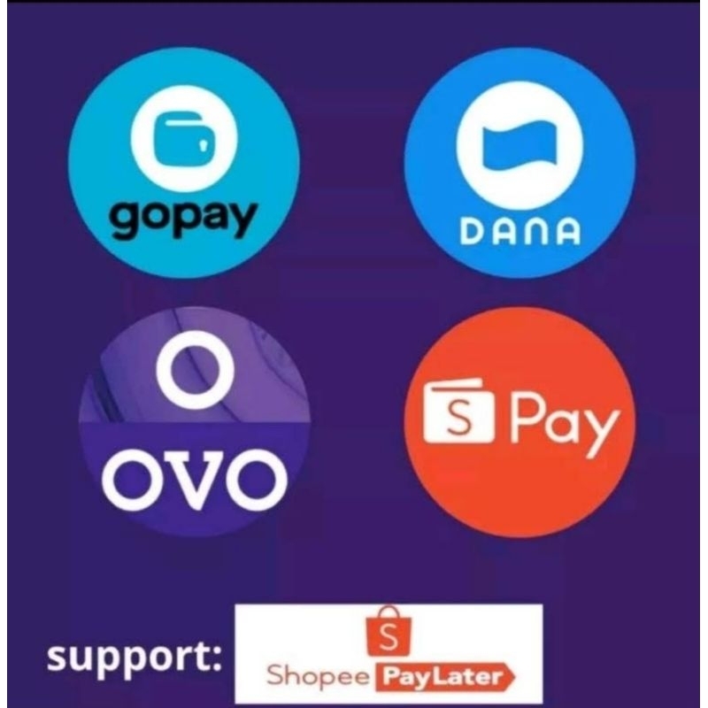 

Stiker label dana, ovo, gopay, linkaja