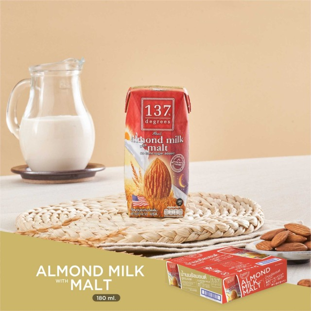 

137 Degrees Almond Milk With Malt 180ml