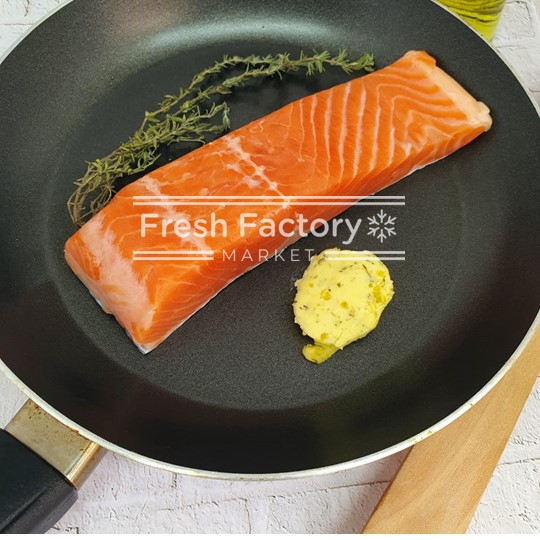 

Salmon Fillet Premium (Sashimi Grade) MEDIUM 180-205gram by Freezy Fresh