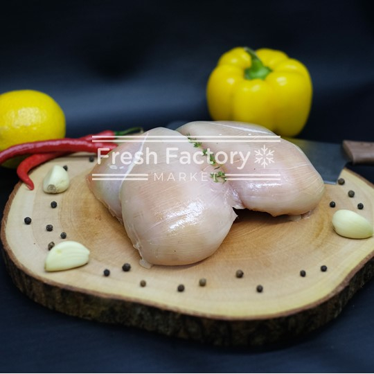 

Dada Ayam Fillet (Chicken Breasts Fillet) - Boneless Tanpa Kulit by Freezy Fresh