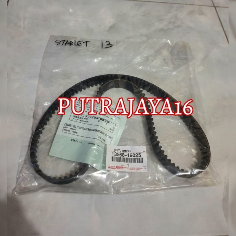 TIMING BELT SABUK TIMING STARLET 1.3 1.300CC 2E ORIGINAL JAPAN