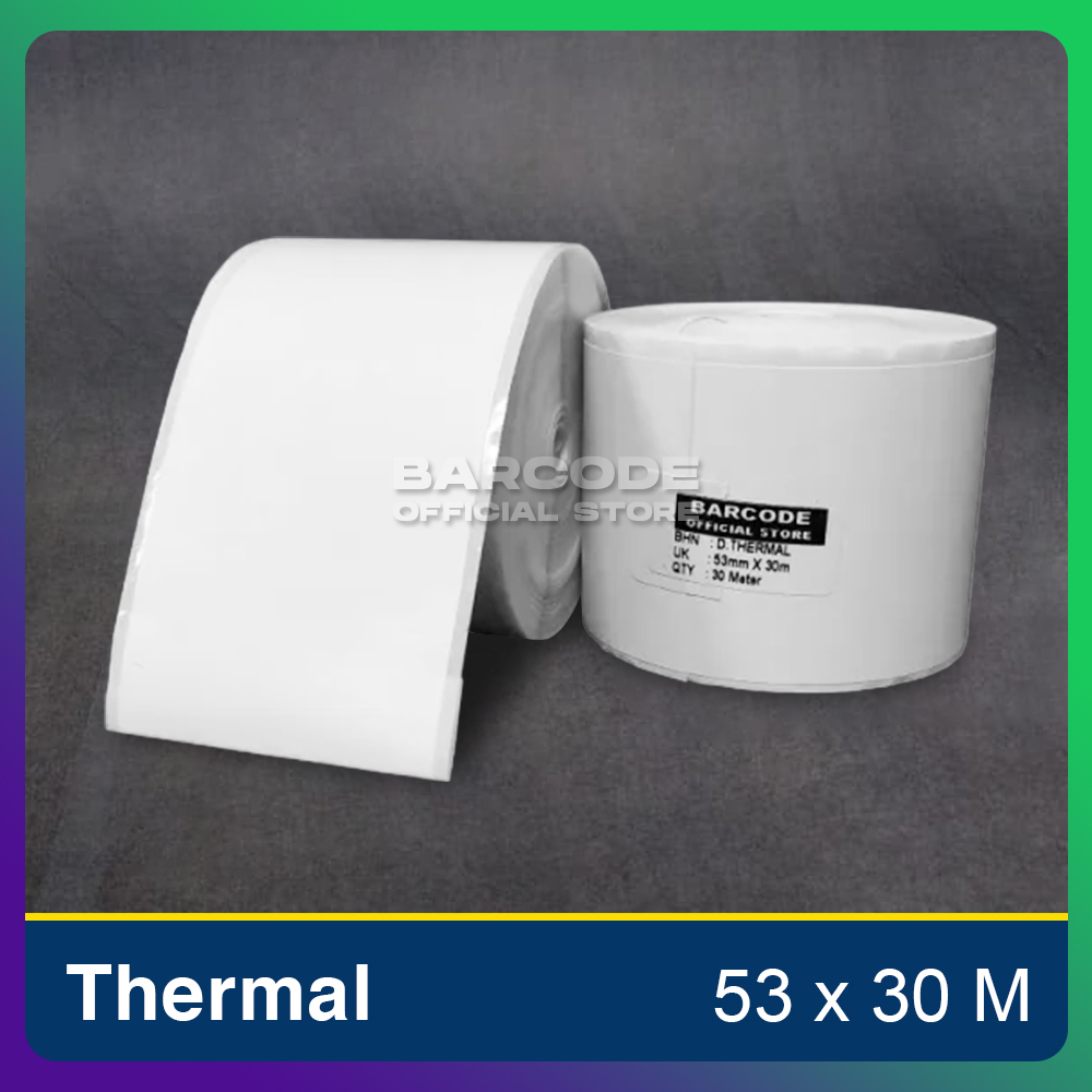 

Stiker Termal Continuous 58 x 30 m Label Barcode Printer Thermal Epson TM-T82X