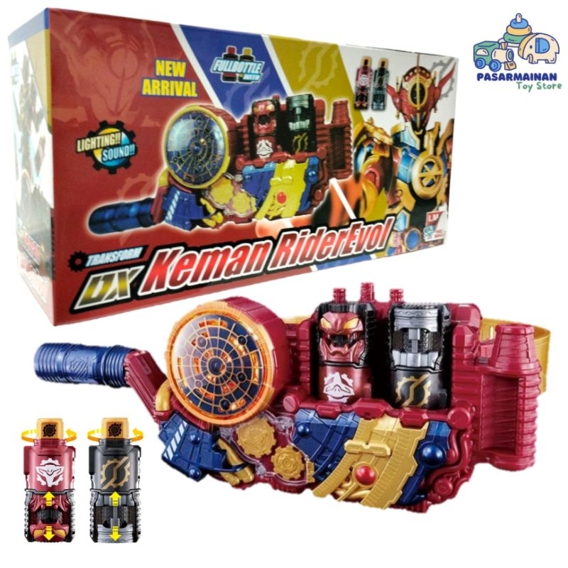 Mainan Senjata Sabuk Kamen Rider Transformation Belt Ver.20th DX Evol Driver