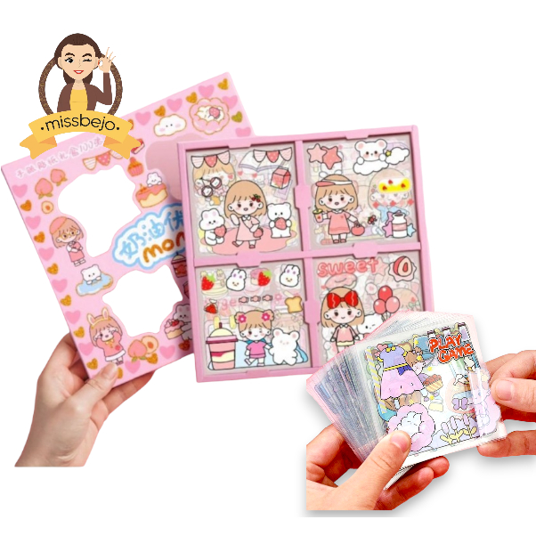 Stiker MOMO Motif Kartun Korea Dekorasi Handbook Scrapbook