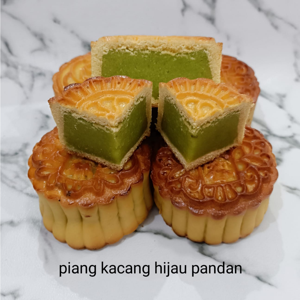 MOONCAKE TAUSA PANDAN ISI 4 | MOONCAKE LIANFAT PREMIUM TAUSA PANDAN