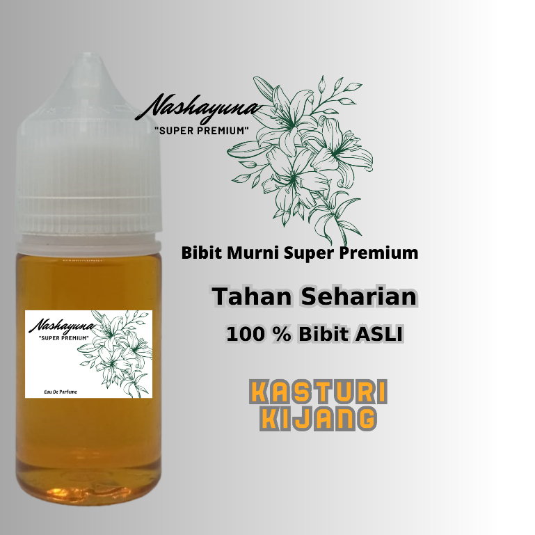 Bibit Parfum Murni Minyak Kasturi Parfum Pria Dan Wanita- BY NASHAYUNA