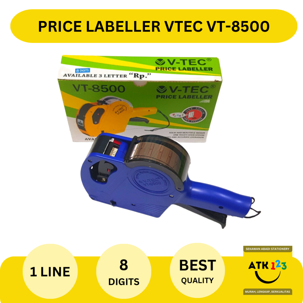 

Alat Labeller / Label Harga V-tec VT-8500