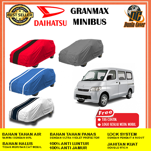 Cover Mobil Daihatsu Granmax Anti Air Waterproof Outdoor, Sarung Mobil DAIHATSU GRANMAX MINIBUS, Sel
