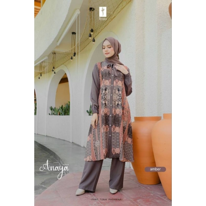 ANAYA ETHNIC BY KYANA // SET KHIMAR // ONE SET TUNIK