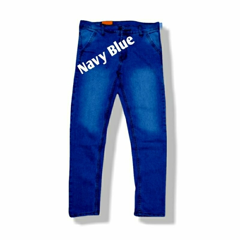 Celana Jeans Panjang Pria Cowok Dewasa Skinny Slim fit Pensil Melar Bahan  Denim Stretch