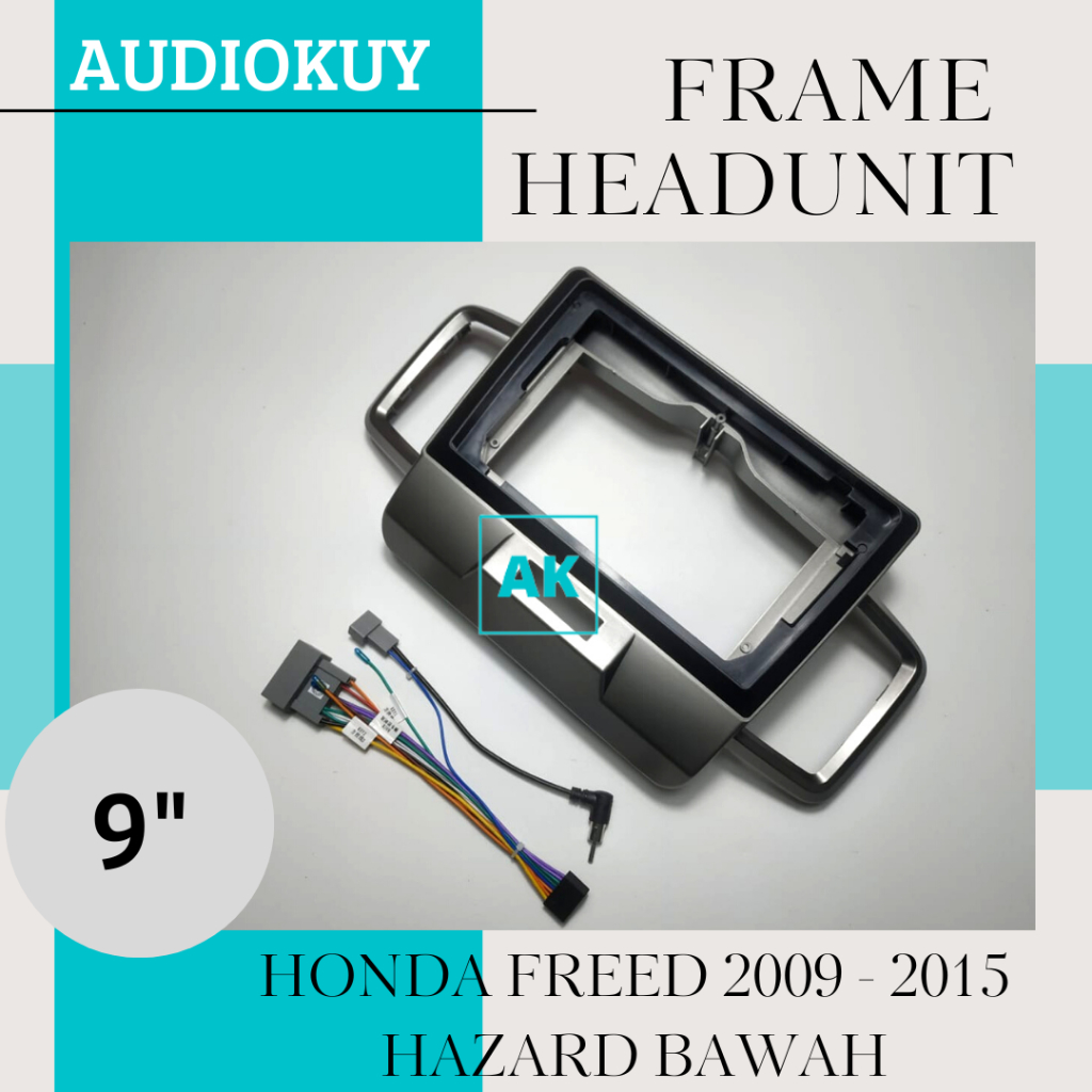 Frame Head unit Android Honda Freed 9 Inch / Frame HeadUnit 9 Inch