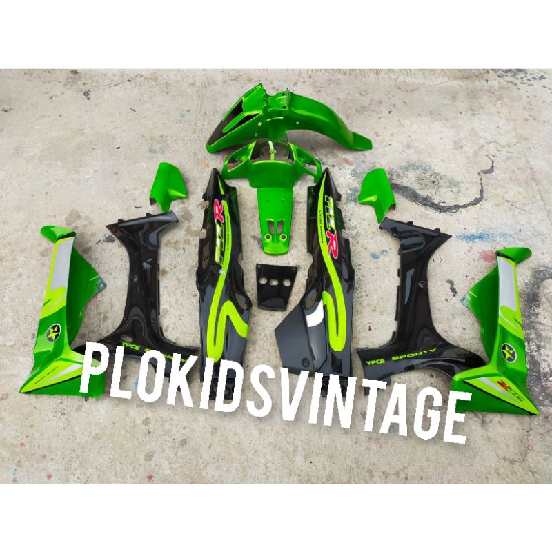 FULL BODY YAMAHA FIZ R CALTEX HIJAU HITAM