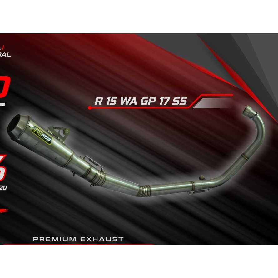Knalpot ROB1 Racing R15 WA GP 17 SS
