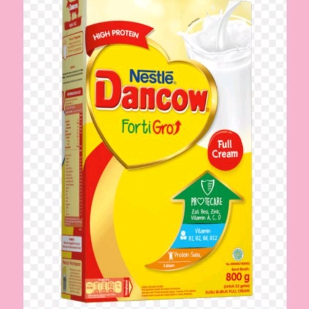 

susu dancow fortigo rasa coklat instant dan full cream isi 750g - coklat