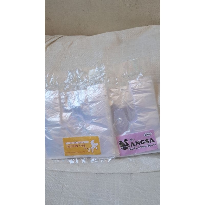 Plastik Kresek Kresek ori / natural 15 x 30