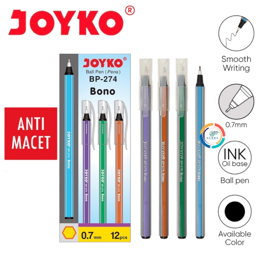 

Joyko Ball Pen 0.7mm | Pulpen BP-274 Bono