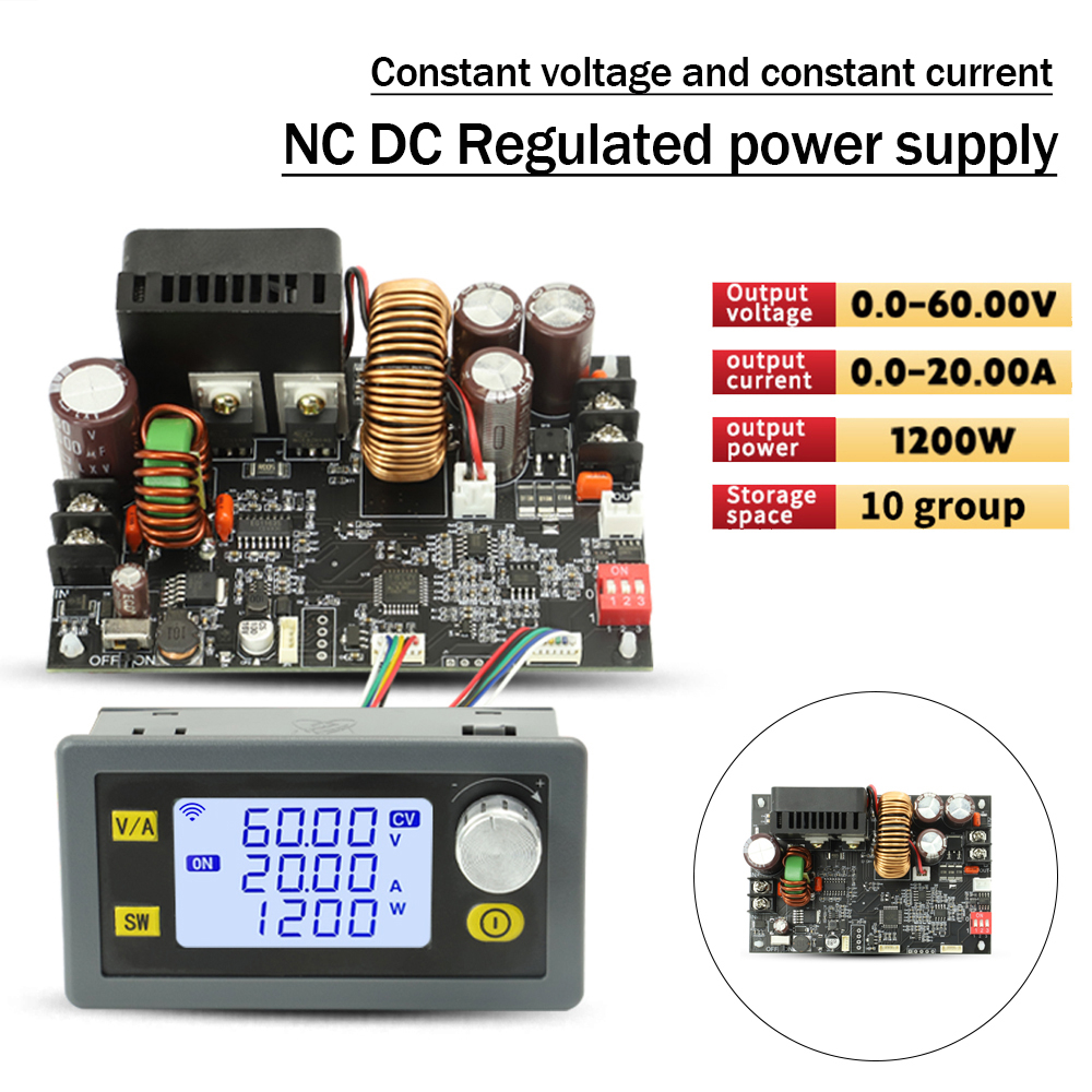 Stepdown StablePower Supply DC Buck Converter 60V 20A 1200W XY6020L