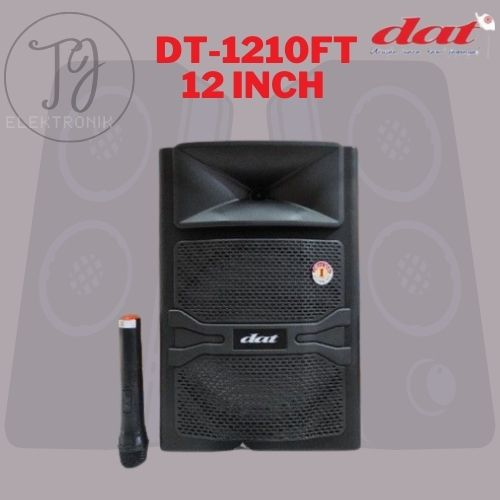 Speaker Portable Bluetooth DAT DT1201FT 12 inch / Speaker Portable DAT 12 inch