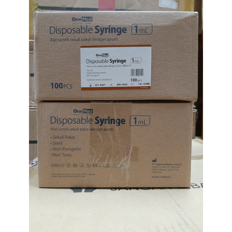 Syringe 1 ml/cc ONEMED