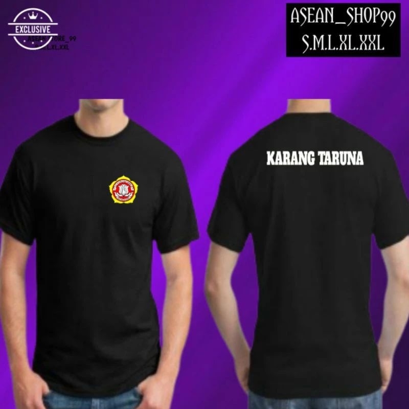 kaos baju karang taruna kaos karang taruna/combed30s