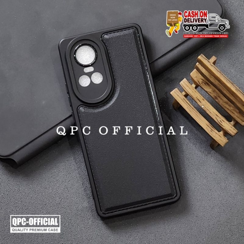 Oppo Reno 10 Oppo Reno 10 Pro Oppo Reno 10 Pro Plus 5G Case Leather Pro Kamera Black Case Oppo Reno 