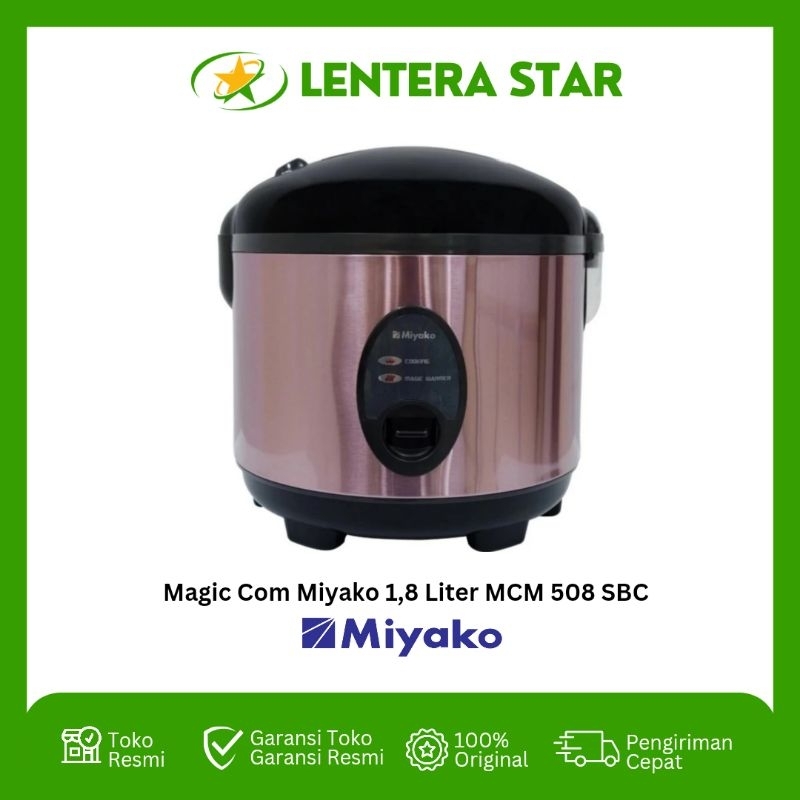 Magic Com / Rice Cooker 1,8 Liter Miyako MCM-508SBC MCM508 SBC 508