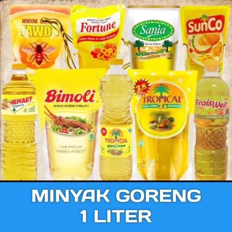 

Minyak goreng 1 liter