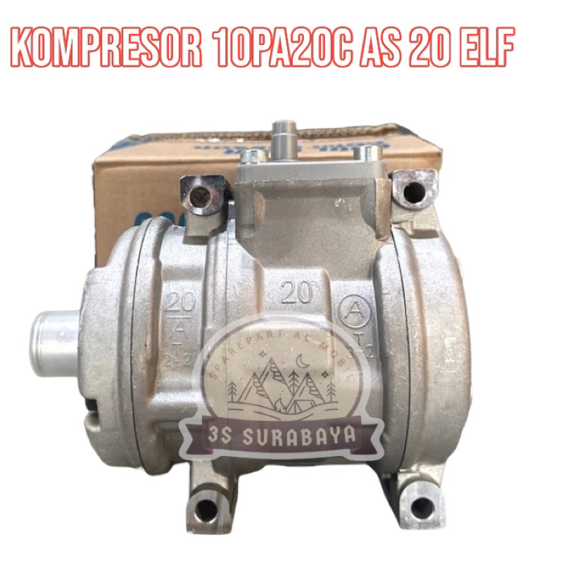 Kompresor Elf 10PA20C 10 PA 20 C As20 Ac Mobil ( Baru/New) Compressor Only