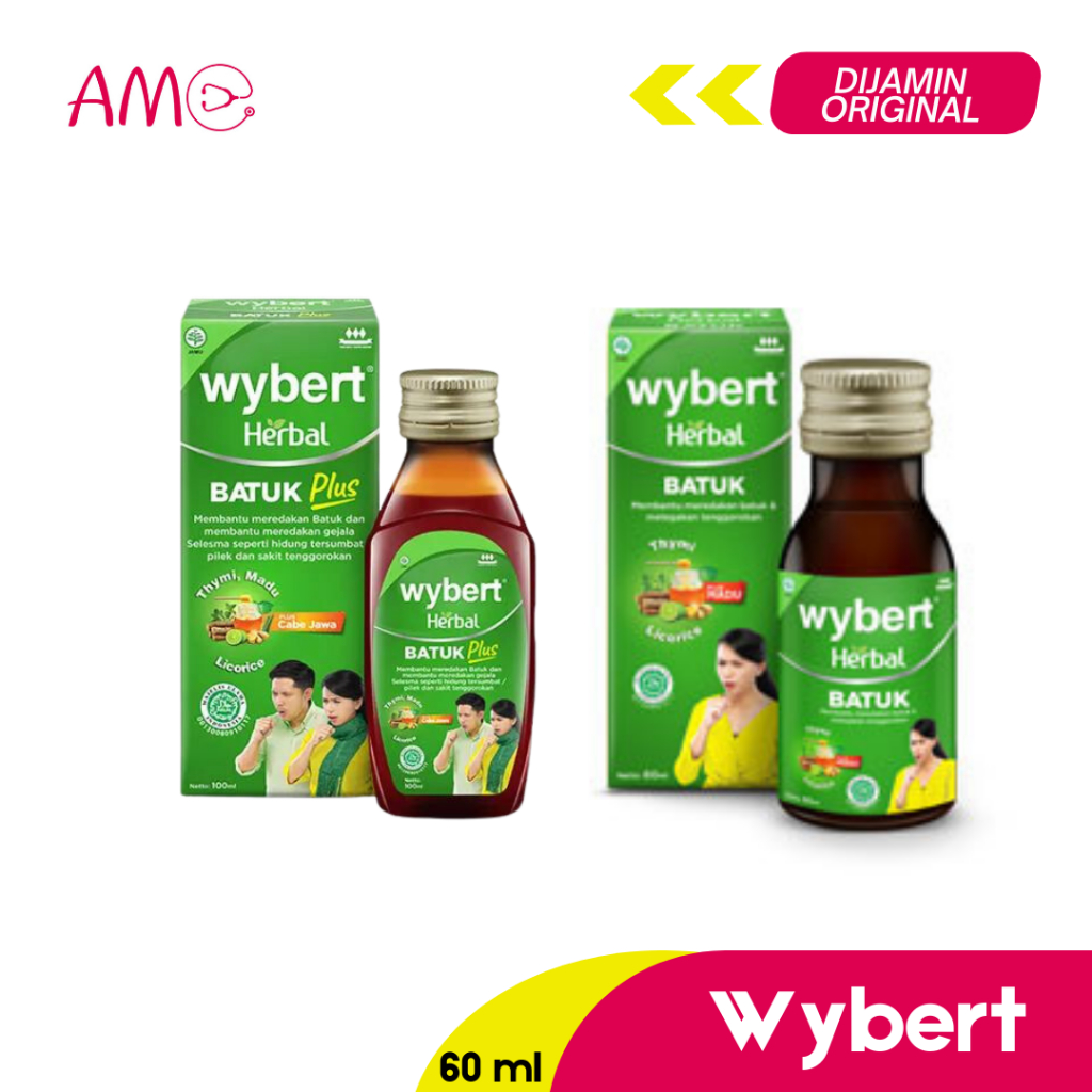Wybert Herbal Batuk Sirup 60 ml / obat batuk