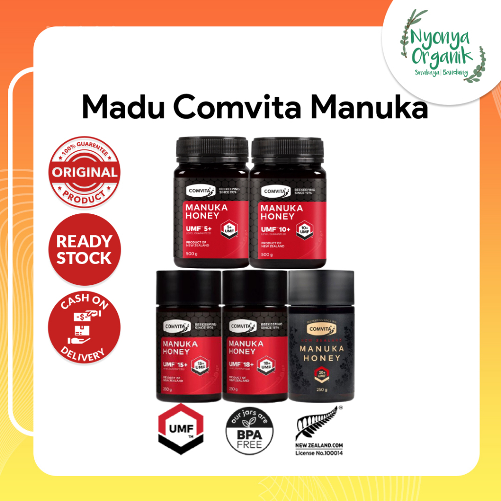 

Madu Comvita Manuka Honey UMF 5+ 10+ 15+ 20+