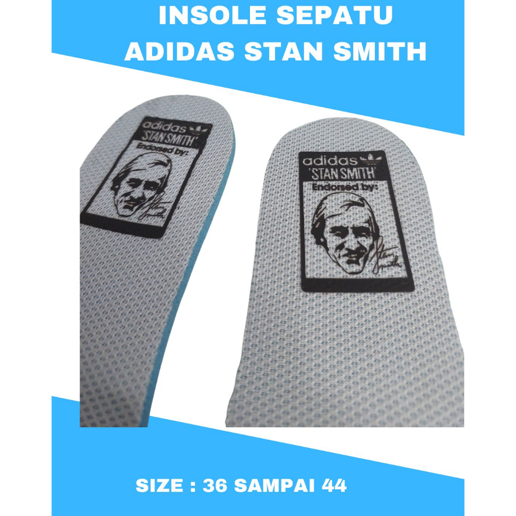 Insole ADIDAS STAN SMITH / Shoe Pad /Alas Kaki /Alas Sepatu ADIDAS STAN SMITH Footbed Original Termu