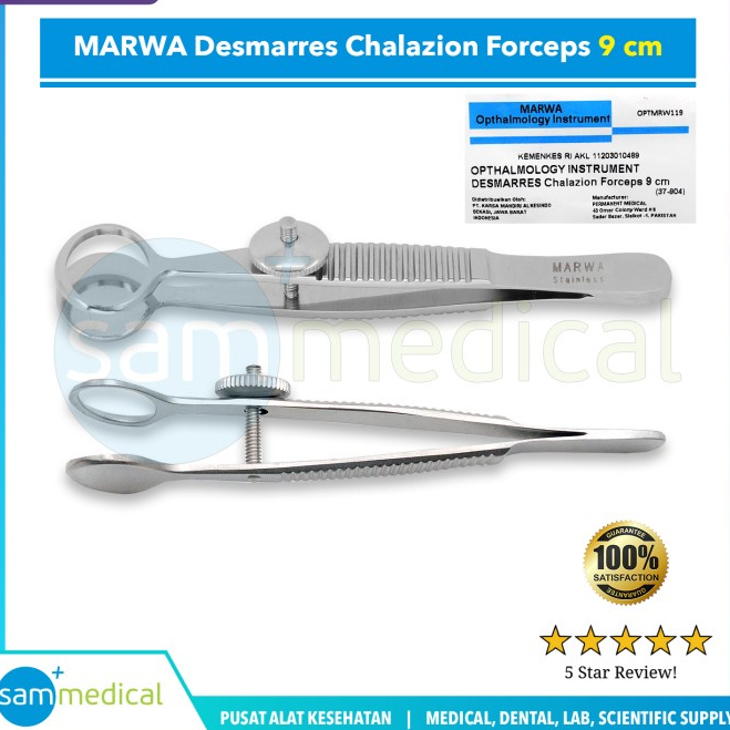 MARWA Desmarres Chalazion Forceps 9cm