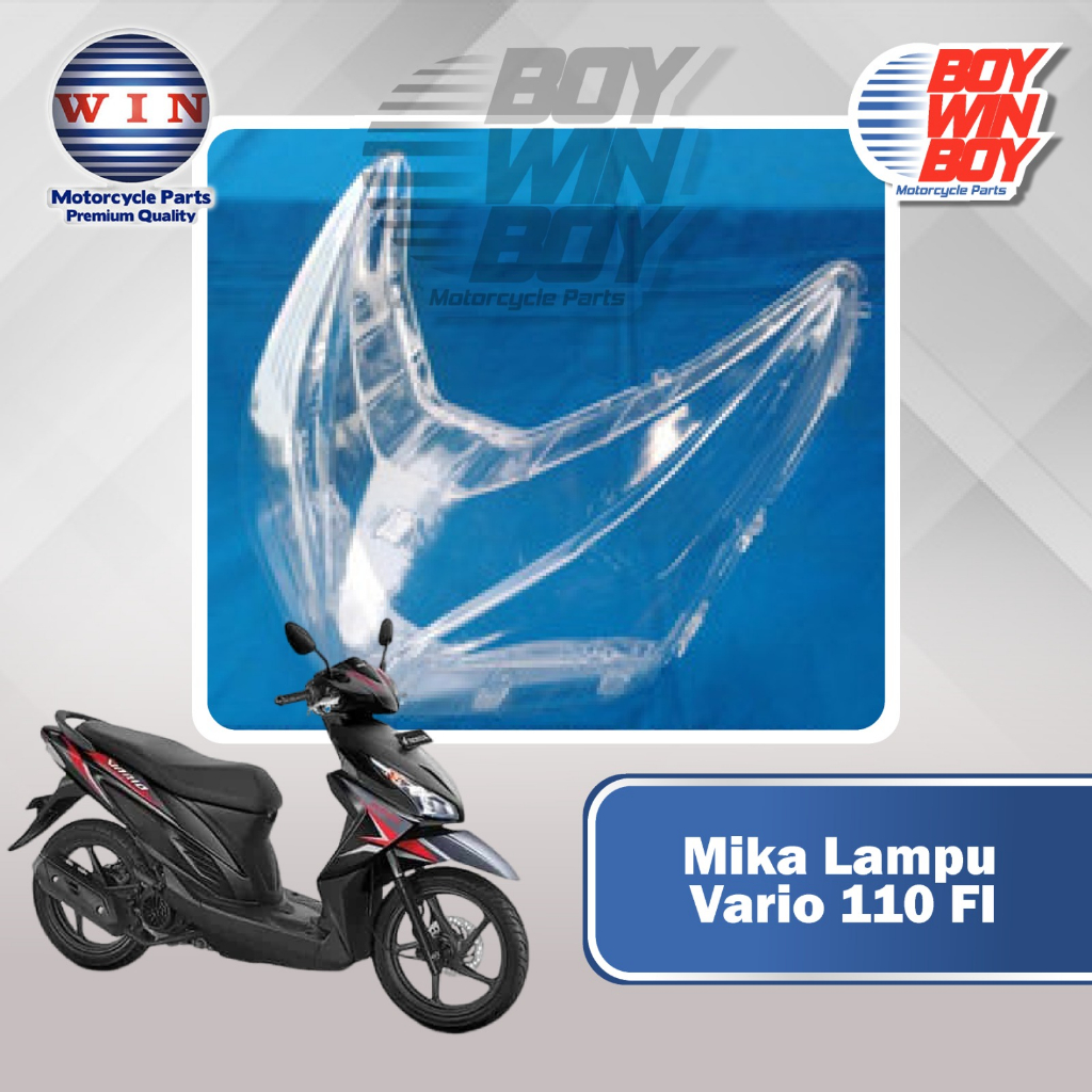 MIKA LAMPU DEPAN HONDA VARIO 110 FI KACA MIKA LAMPU DEPAN HONDA VARIO 110 FI