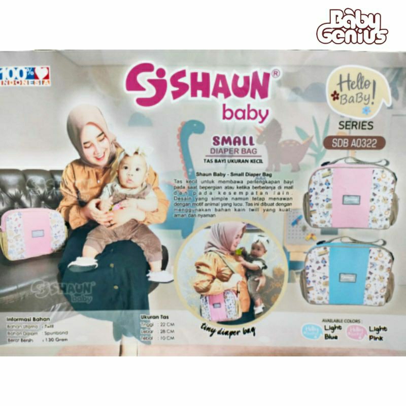 SHAUN BABY- Tas Serbaguna Diaper Bag Small/Tas Perlengkapan Baby