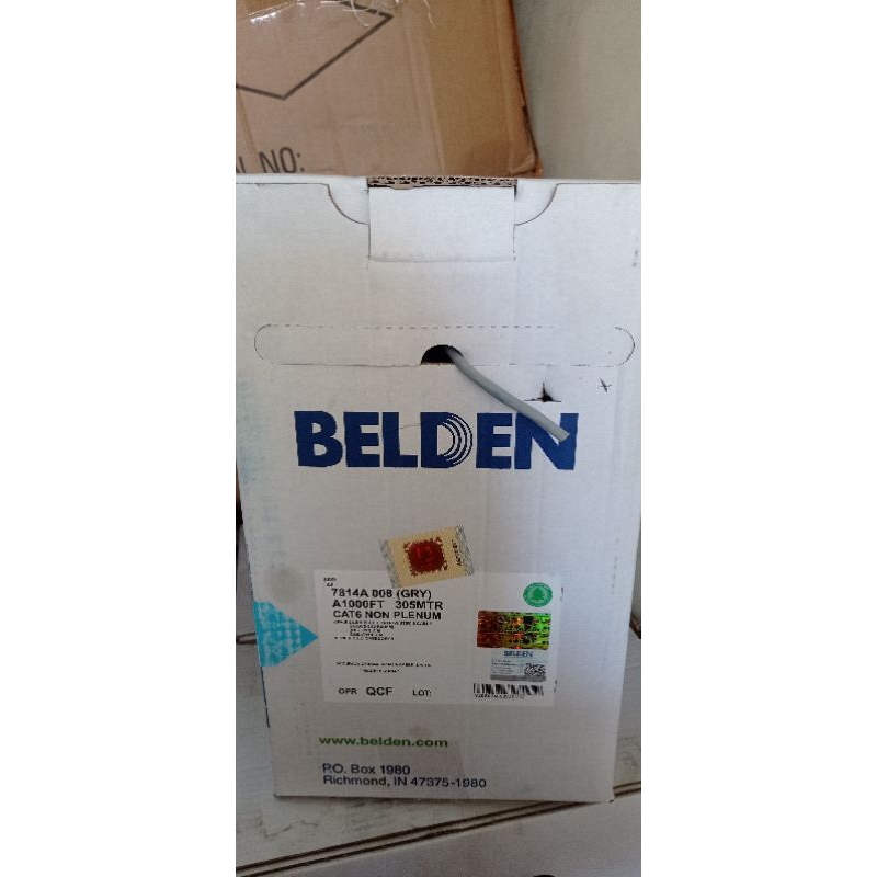 Kabel Belden UTP Cat6 original panjang 305m
