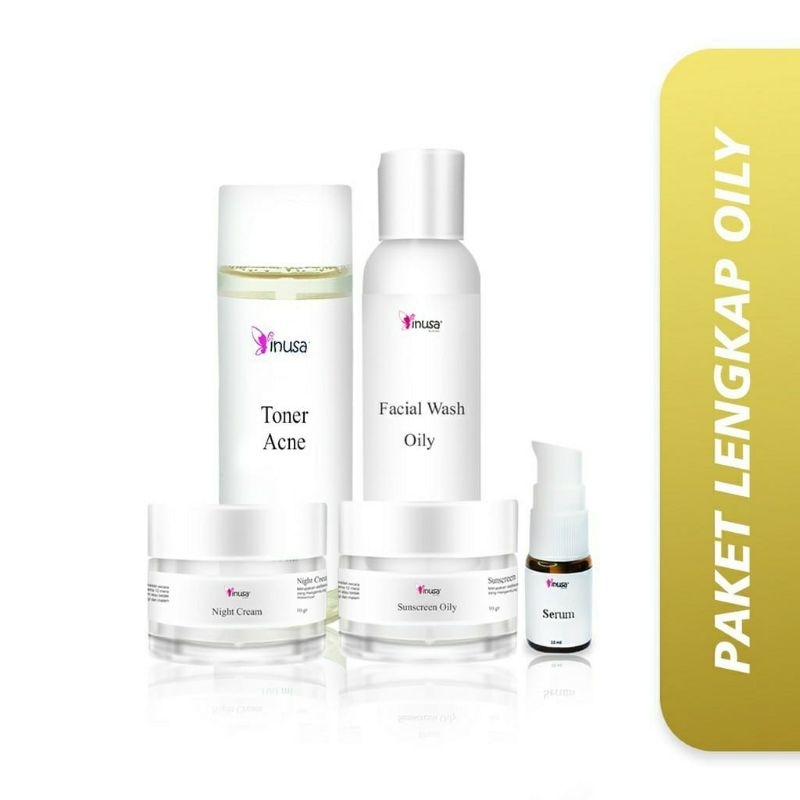 paket lengkap oily premium by INUSA skincare