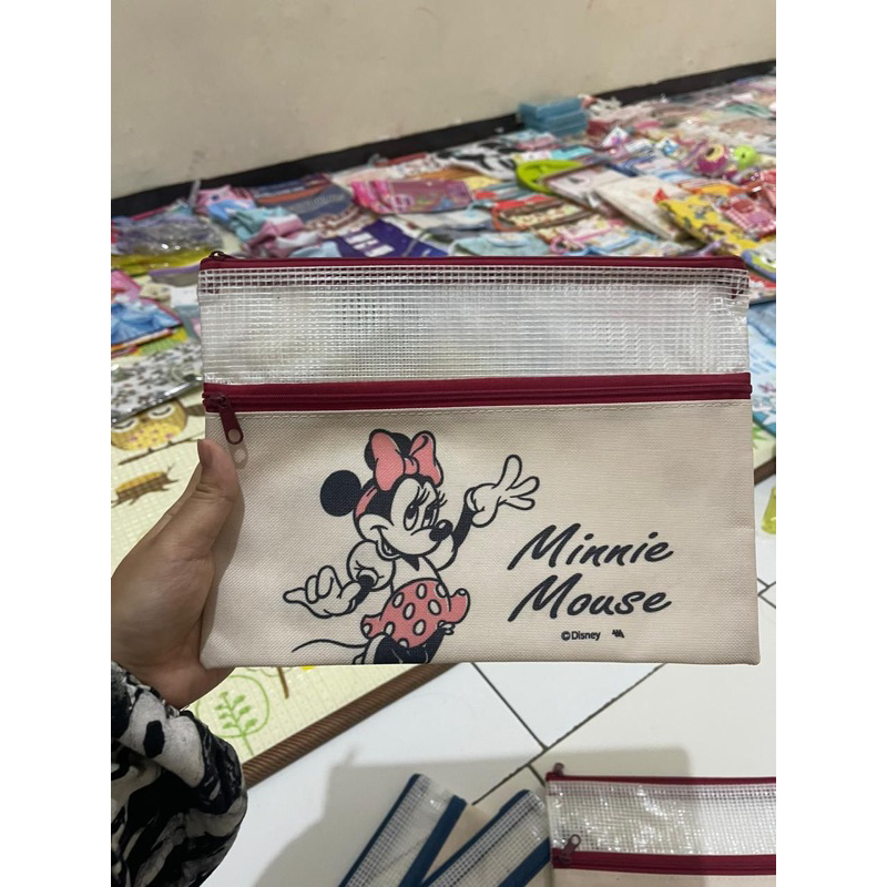 

[READY STOCK] Pouch/Tempat Pensil Minnie Mouse