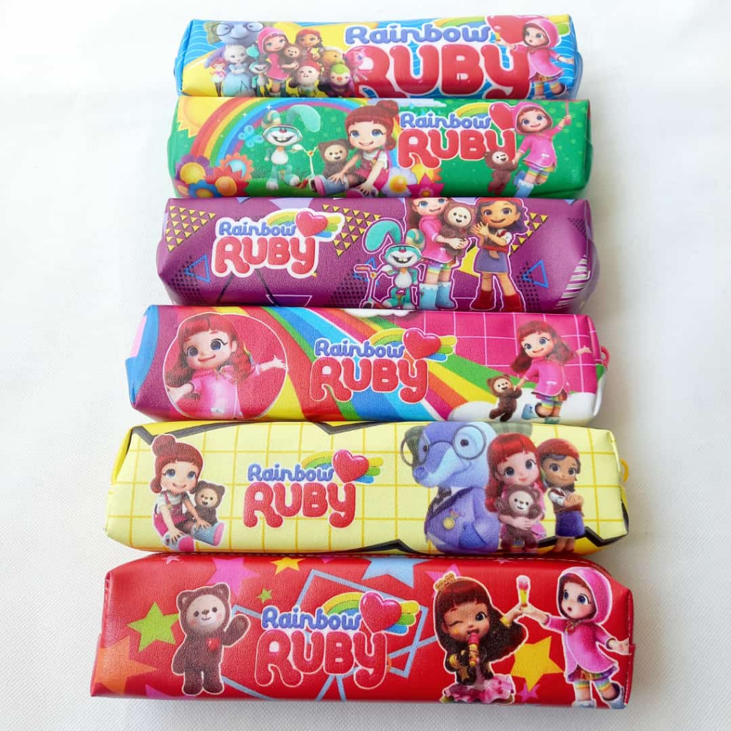 

Tempat Pensil Anak Kotak Pensil Gambar Karakter Rainbow Ruby