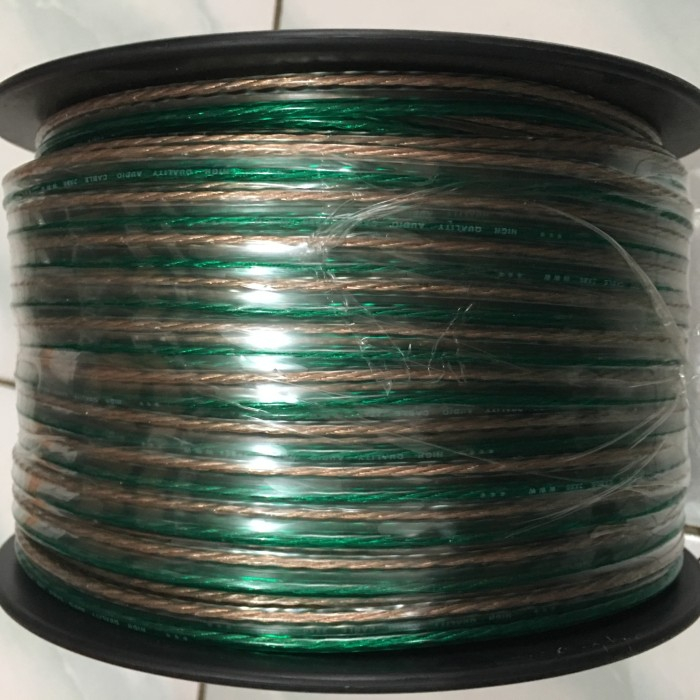 kabel serabut transparan 2 x 50