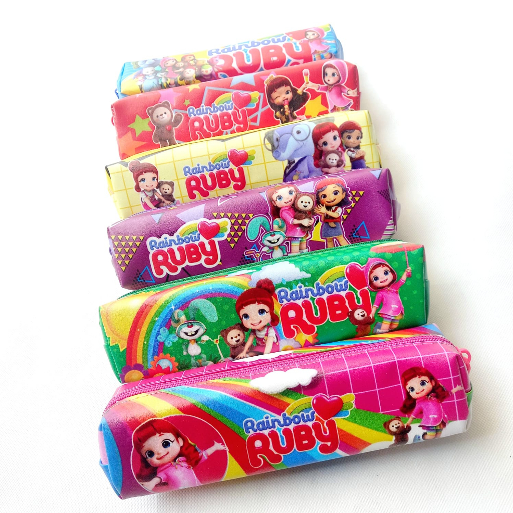 

Kotak Pensil Tepak Pensil Anak Printing Motif Rainbow Ruby