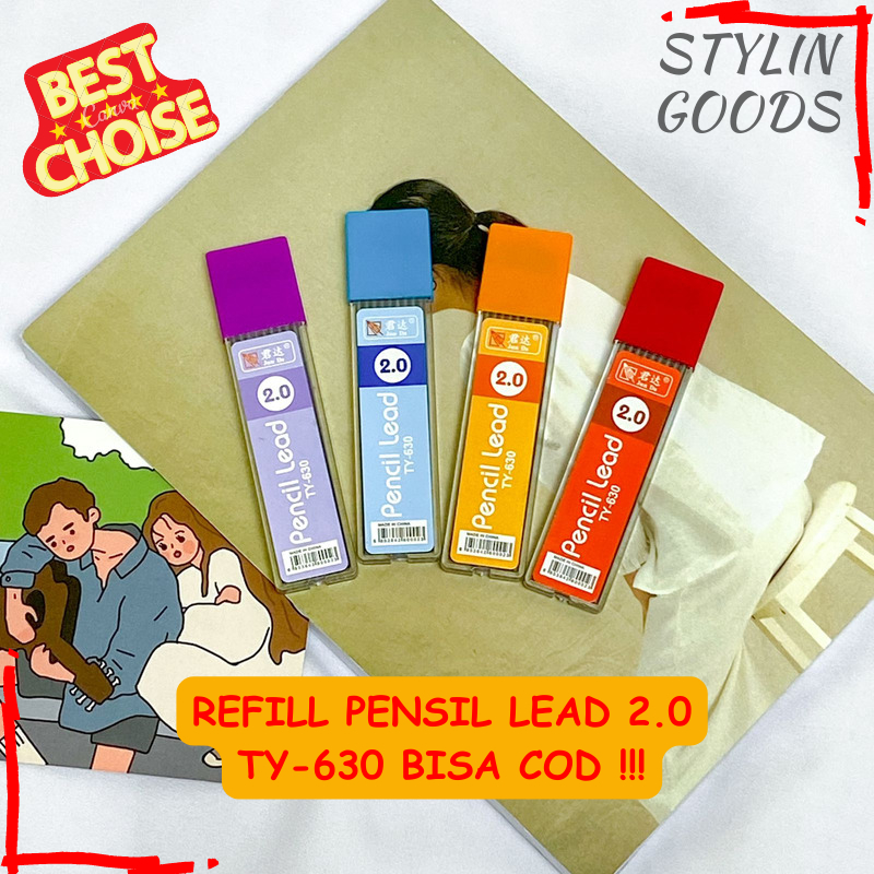 

REFILL PENSIL MEKANIK CETEK LEAD 2.0 TY-630 / ISI REFIL 9 PCS TEBAL ! LUCU BANGET! READY STOCK BISA COD YA! ALAT TULIS