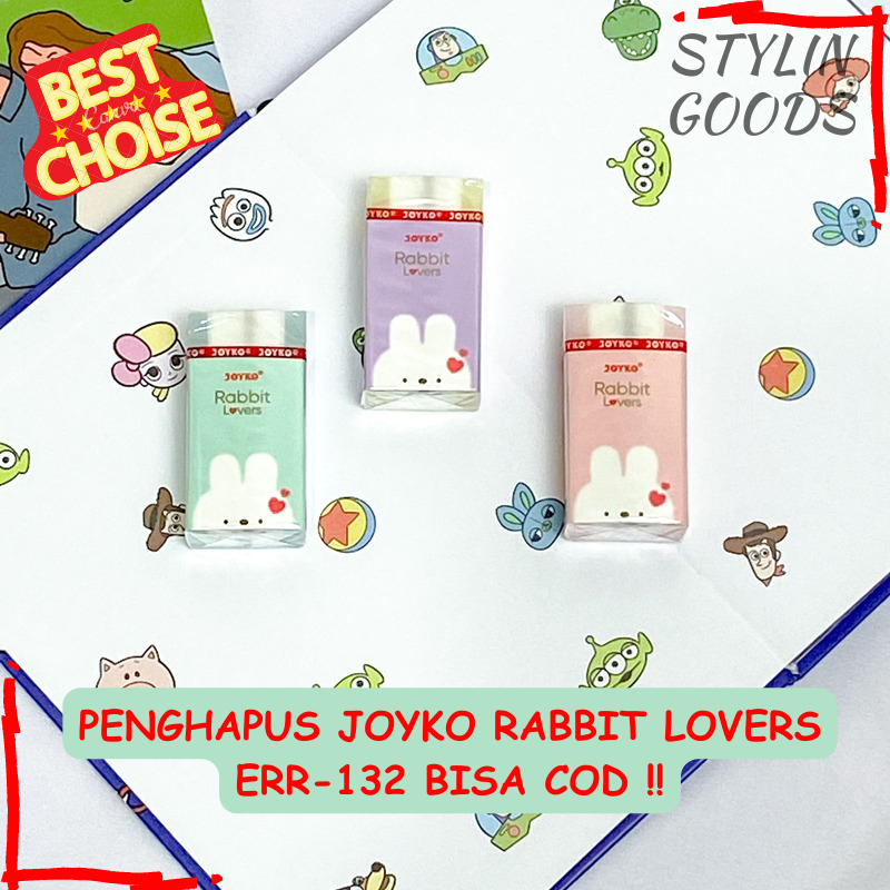 

KARET PENGHAPUS SETIP HAPUSAN JOYKO ER-132 RABBIT LOVERS LUCU UNIK 100% ORIGINAL PERLENGKAPAN ALAT TULIS