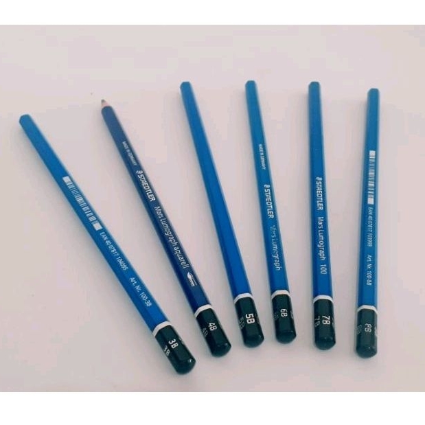 

Staedtler Mars Lumograph 100 3B 4B 5B 6B 7B 8B